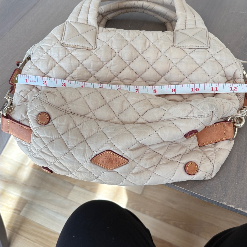 MZ Wallace Beige Quilted Satchel - Picture 12 of 12